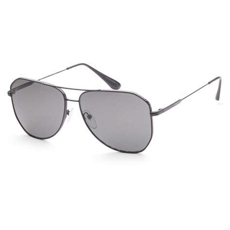 prada 63xs sunglasses|Prada PR 63XS 1AB08G Black Metal Geometric Sunglasses .